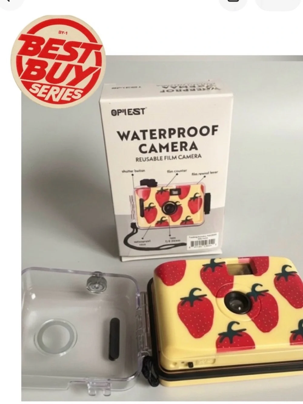 REUSABLE Waterproof CASE protected Film Camera